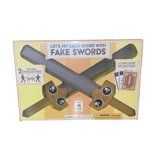 Exploding Kittens Let's Hit Each Other with Fake Swords NIB - Picture 1 of 6